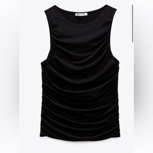 NWOT Zara black top size small